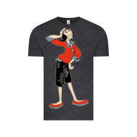 Vintage Black olive oyl art Vintage Tee - tuanDangUi