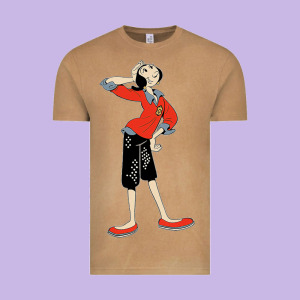Olive Oyl Art Vintage Tee Designed By Tuandangui