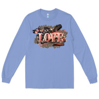 Colony Blue Love America 4th of july Long Sleeve Tee - HowdyJamesFarm