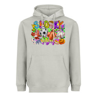 Moon Dust Spooky Vibes Ghost Heavyweight Hoodie - CowhideDigitalArt