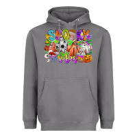 Storm Spooky Vibes Ghost Heavyweight Hoodie - CowhideDigitalArt
