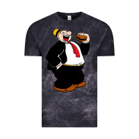 Cloud Black wimpi character popeye Vintage Tee - tuanDangUi