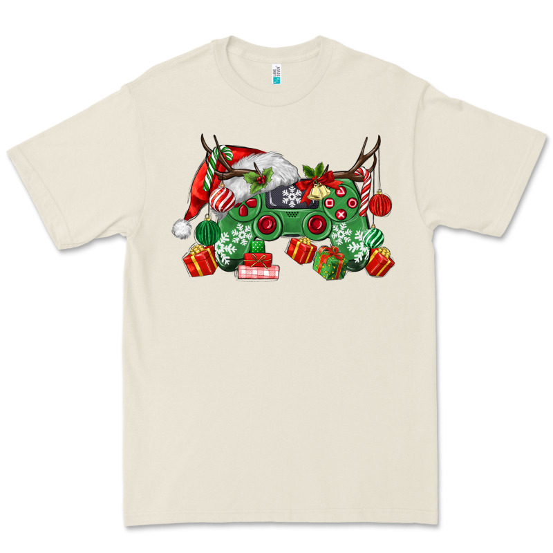 Christmas Game Controller Premium Tee by MaliasSmallBusiness | Teevron