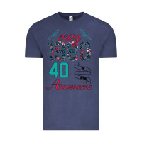 Vintage Denim Made In May 1980 40 Years Of Being Awesome Vintage Tee - Bettercallsaul