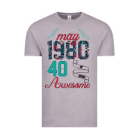 Vintage Zinc Made In May 1980 40 Years Of Being Awesome Vintage Tee - Bettercallsaul