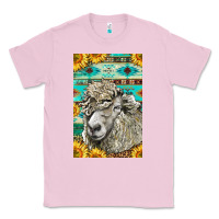 Bubblegum Pink Western Lincoln Sheep Classic Tee - LillyAllenDesigns
