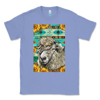 Colony Blue Western Lincoln Sheep Classic Tee - LillyAllenDesigns