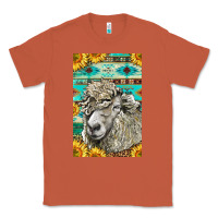 Copper Western Lincoln Sheep Classic Tee - LillyAllenDesigns