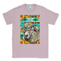 Lilac Western Lincoln Sheep Classic Tee - LillyAllenDesigns