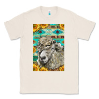 Natural Western Lincoln Sheep Classic Tee - LillyAllenDesigns