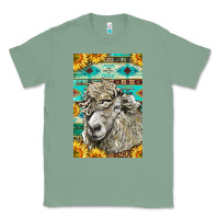 Sage Western Lincoln Sheep Classic Tee - LillyAllenDesigns