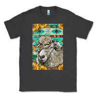Smoke Western Lincoln Sheep Classic Tee - LillyAllenDesigns