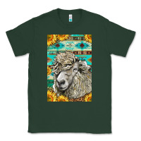 Sports Green Western Lincoln Sheep Classic Tee - LillyAllenDesigns