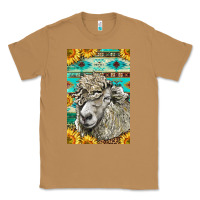 Toasted Coconut Western Lincoln Sheep Classic Tee - LillyAllenDesigns