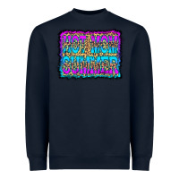 Navy Hot Mom Summer Leopard Heavyweight Sweatshirt - CowCowDesign
