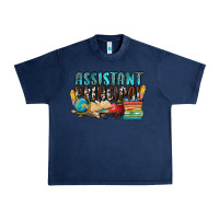 Navy assistant principal Urban Heavy Tee - NancyCooperArtShop