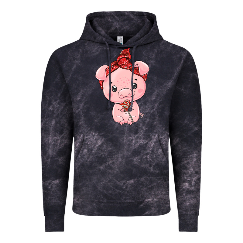 Cute Pig Vintage Hoodie by texasbilliewilder | Teevron