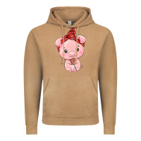 Vintage Camel cute pig Vintage Hoodie - texasbilliewilder