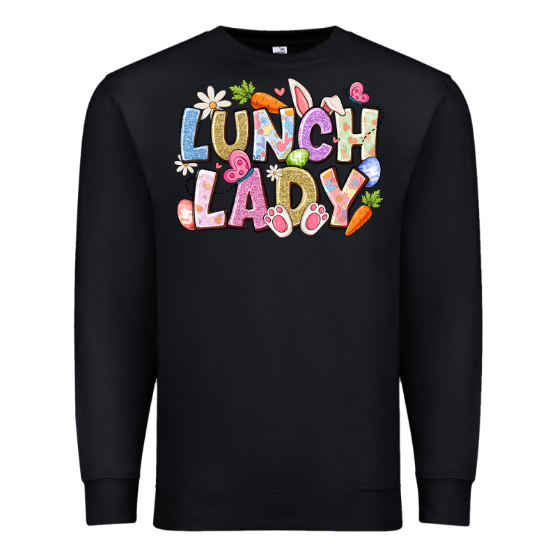 Lunch Lady Easter Premium Sweatshirt by CowhideDigitalArt | Teevron