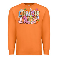 Carrot lunch lady easter Premium Sweatshirt - CowhideDigitalArt