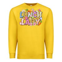 Lemon lunch lady easter Premium Sweatshirt - CowhideDigitalArt
