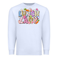 White lunch lady easter Premium Sweatshirt - CowhideDigitalArt