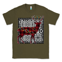 Army Green Christmas Deer Classic Tee - Bettercallsaul