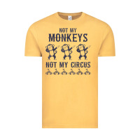Vintage Mustard mens not my monkeys not my circus sarcastic gifts for men, funny t shi Vintage Tee - tuanDangUi