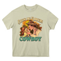 Mossy bring me flowers cowboy Heavy Core Tee - NancyCooperArtShop