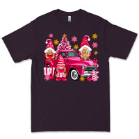 Plum Pink christmas gnomes truck Premium Tee - NancyCooperArtShop