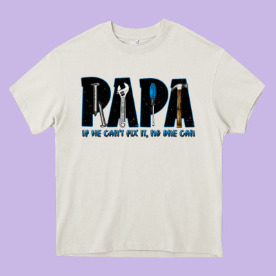 If He Can't Fix It No One Can Heavy Core Tee Designed By Jahusdesignshop