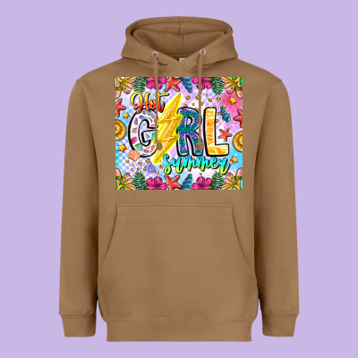 Hot Girl Summer Heavyweight Hoodie Designed By Cowhidedigitalart