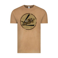 Vintage Camel flying tigers squadron wwii leather patch design Vintage Tee - tuanDangUi