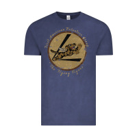Vintage Denim flying tigers squadron wwii leather patch design Vintage Tee - tuanDangUi