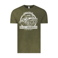 Vintage Olive m4a1 sherman tank Vintage Tee - tuanDangUi