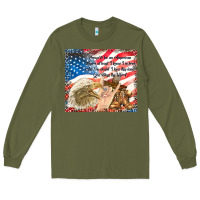 Army Green god bless the usa Long Sleeve Tee - TumblerDesignByShophia