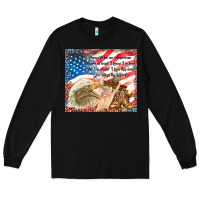 Black god bless the usa Long Sleeve Tee - TumblerDesignByShophia