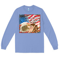 Colony Blue god bless the usa Long Sleeve Tee - TumblerDesignByShophia