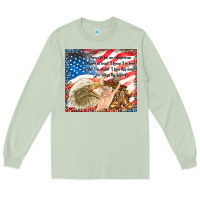 Matcha god bless the usa Long Sleeve Tee - TumblerDesignByShophia