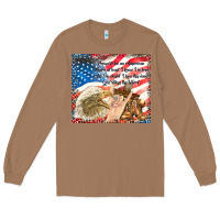 Toasted Coconut god bless the usa Long Sleeve Tee - TumblerDesignByShophia