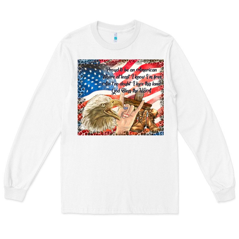 God Bless The Usa Long Sleeve Tee by TumblerDesignByShophia | Teevron