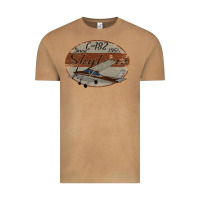 Vintage Camel cessna 182 skylane since 1956 retro vintage airplane design Vintage Tee - tuanDangUi