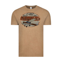 Vintage Coffee cessna 182 skylane since 1956 retro vintage airplane design Vintage Tee - tuanDangUi