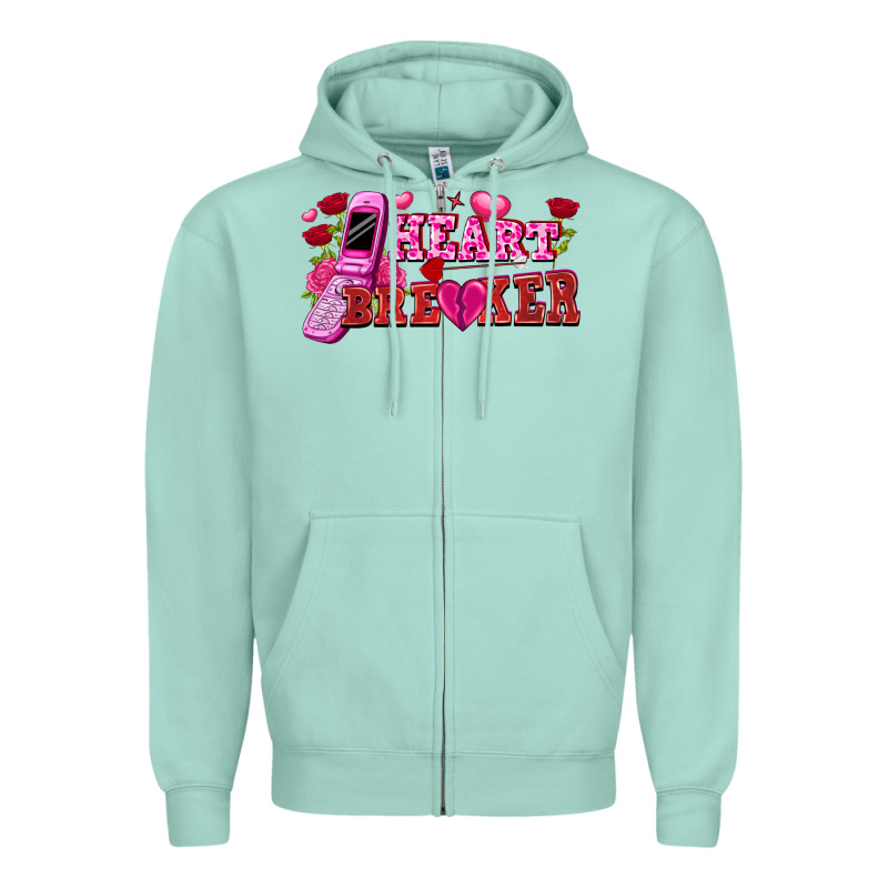 Heart Breaker Zipper Hoodie by FaDigitalArtStudio | Teevron