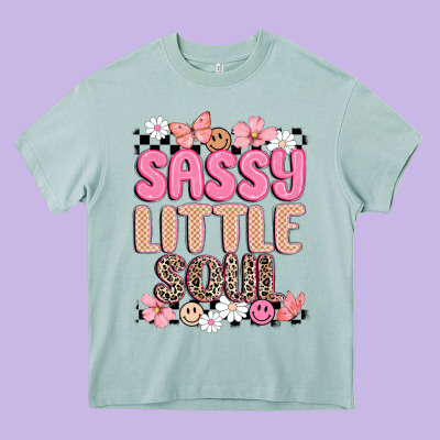Sassy Little Soul Heavy Core Tee Designed By Maliassmallbusiness