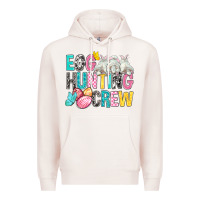 Pale Pink Egg Hunting Crew easter Day Premium Hoodie - BundleAndBundleShop