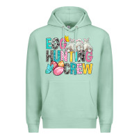 Seafoam Egg Hunting Crew easter Day Premium Hoodie - BundleAndBundleShop