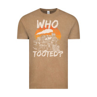 Vintage Coffee Who Tooted Funny Train Lovers And Railroad Retro Vintage Vintage Tee - tuanDangUi