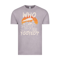 Vintage Zinc Who Tooted Funny Train Lovers And Railroad Retro Vintage Vintage Tee - tuanDangUi