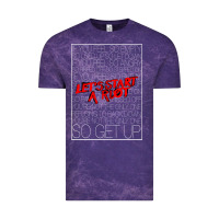 Cloud Purple Lets Start A Riot GIFT 1 Vintage Tee - tuanDangUi
